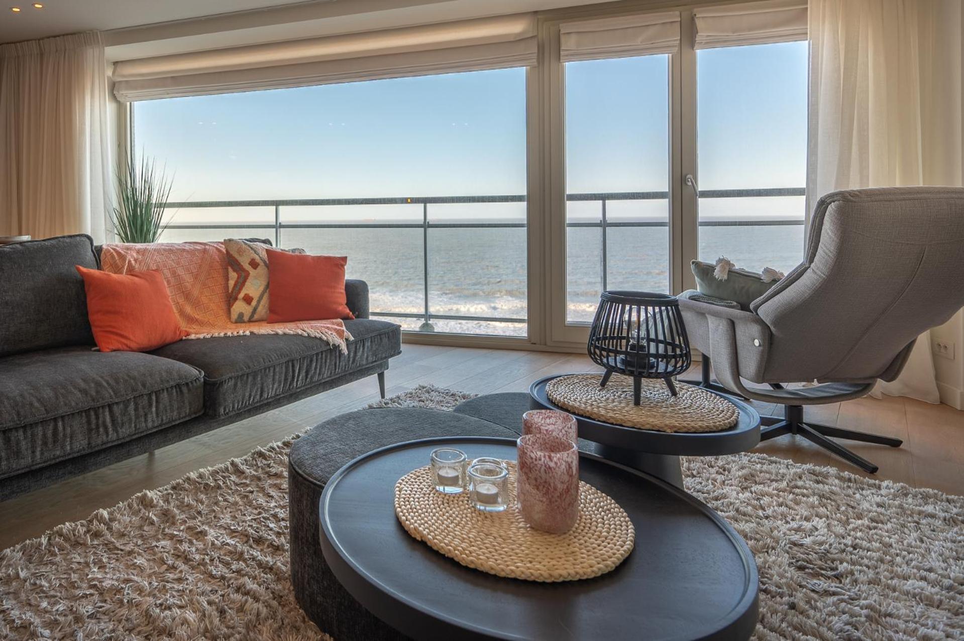 7E Verdiep Appartement Op De Zeedijk In Knokke Voor Max 6 Personen Exterior photo